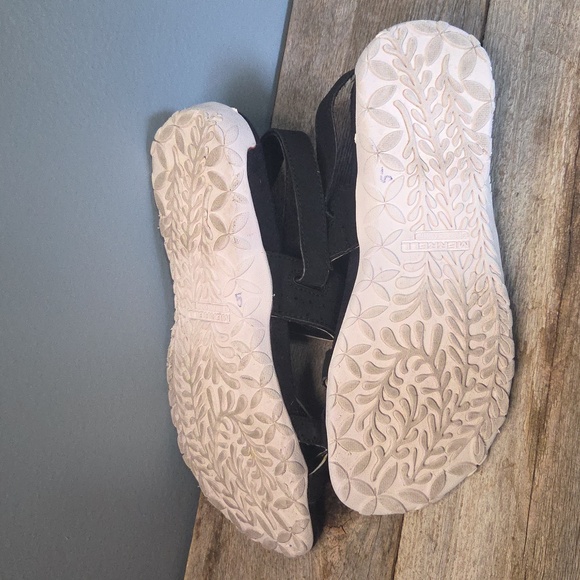 Black Merrell 2 Strap Sandals Size 8 - Picture 6 of 7